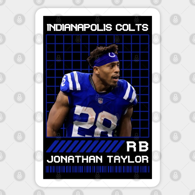 JONATHAN TAYLOR - RB - INDIANAPOLIS COLTS Magnet by Mudahan Muncul 2022